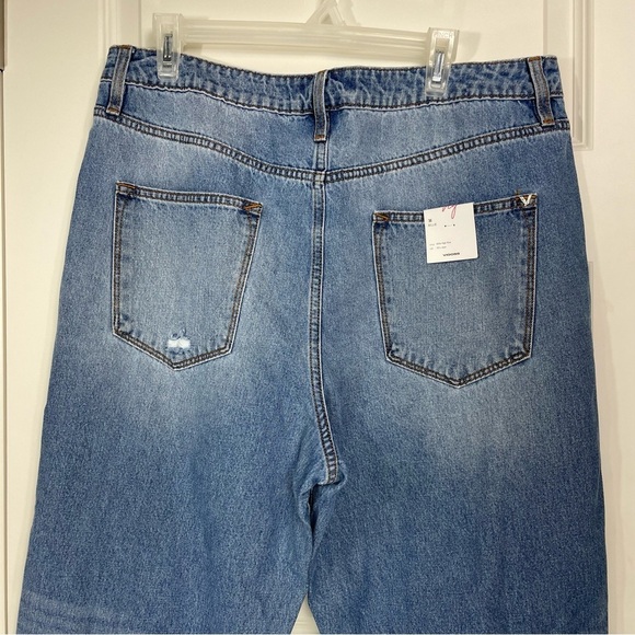 Vigoss Billie 90’s High Rise Distressed Ripped Denim Jeans size31 - Picture 8 of 17